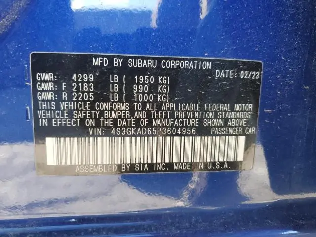 2023 SUBARU IMPREZA PREMIUM  