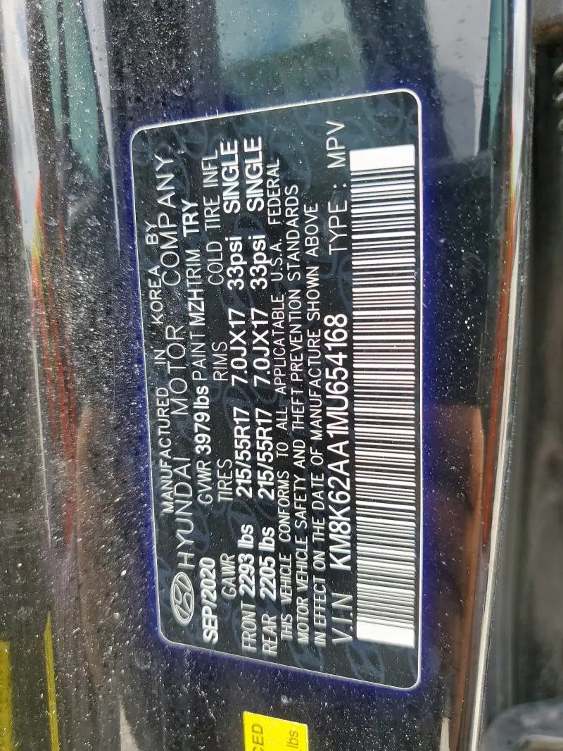 2021 HYUNDAI KONA SEL PLUS  