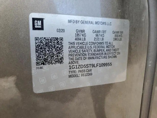 2020 CHEVROLET MALIBU LT  