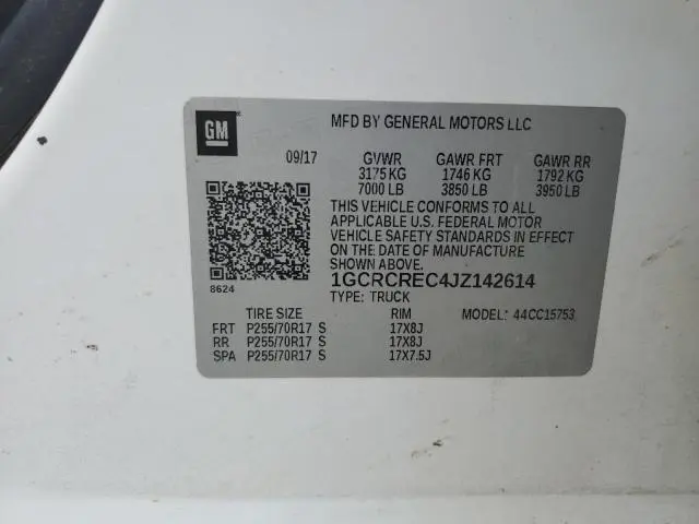 2018 CHEVROLET SILVERADO C1500 LT  