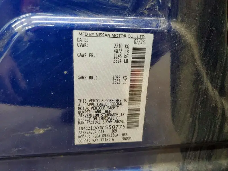 2024 NISSAN LEAF SV PLUS  
