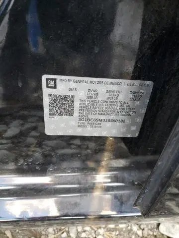 2018 CHEVROLET CRUZE LT  