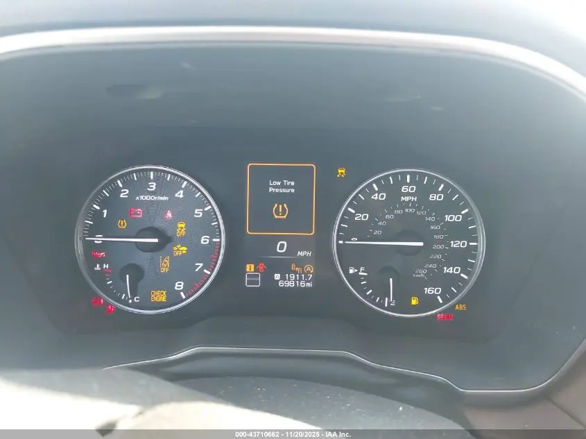 2020 SUBARU OUTBACK TOURING XT