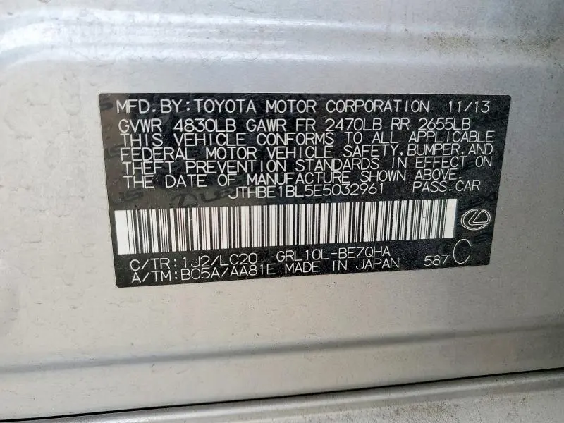2014 LEXUS GS 350 BASE  
