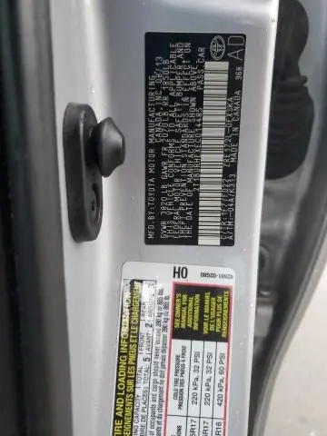 2014 TOYOTA COROLLA L  