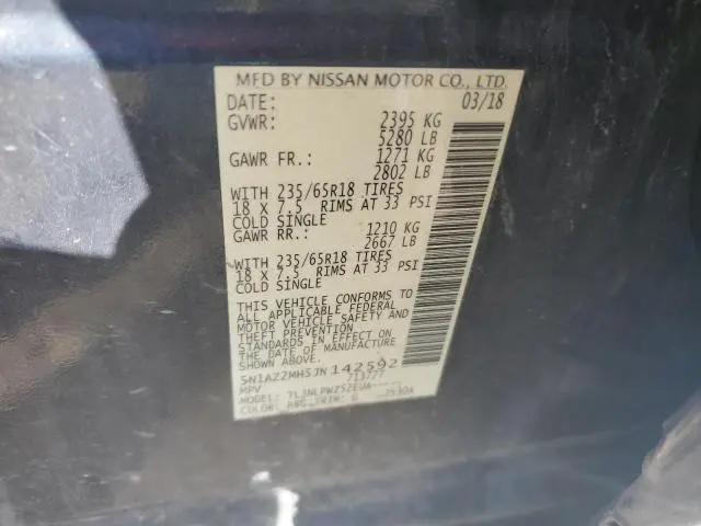 2018 NISSAN MURANO S  