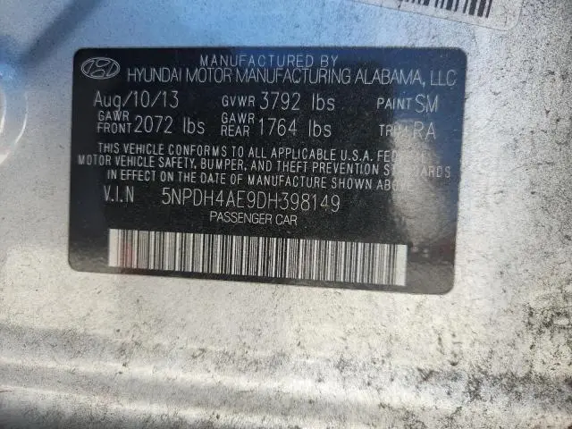 2013 HYUNDAI ELANTRA GLS  