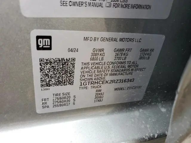 2024 GMC SIERRA C1500 ELEVATION  