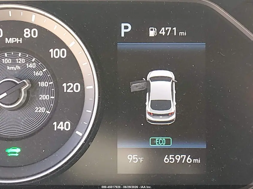 2021 HYUNDAI IONIQ HYBRID BLUE