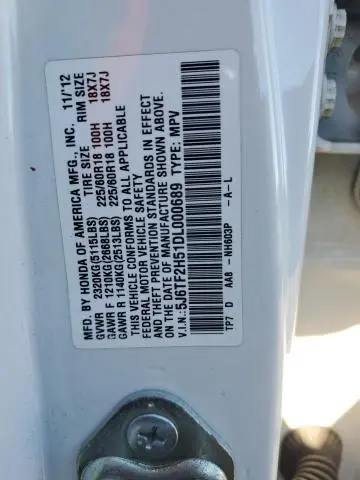 2013 HONDA CROSSTOUR EXL  