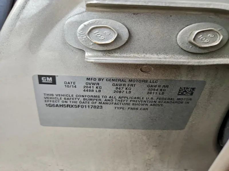 2015 CADILLAC ATS LUXURY  