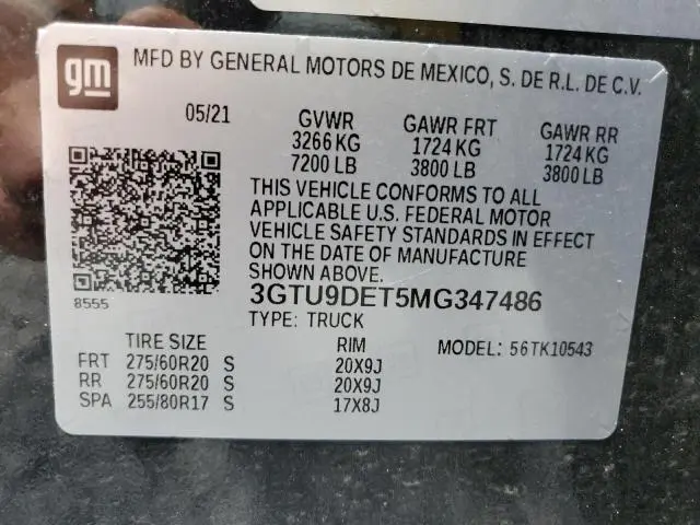 2021 GMC SIERRA K1500 SLT  
