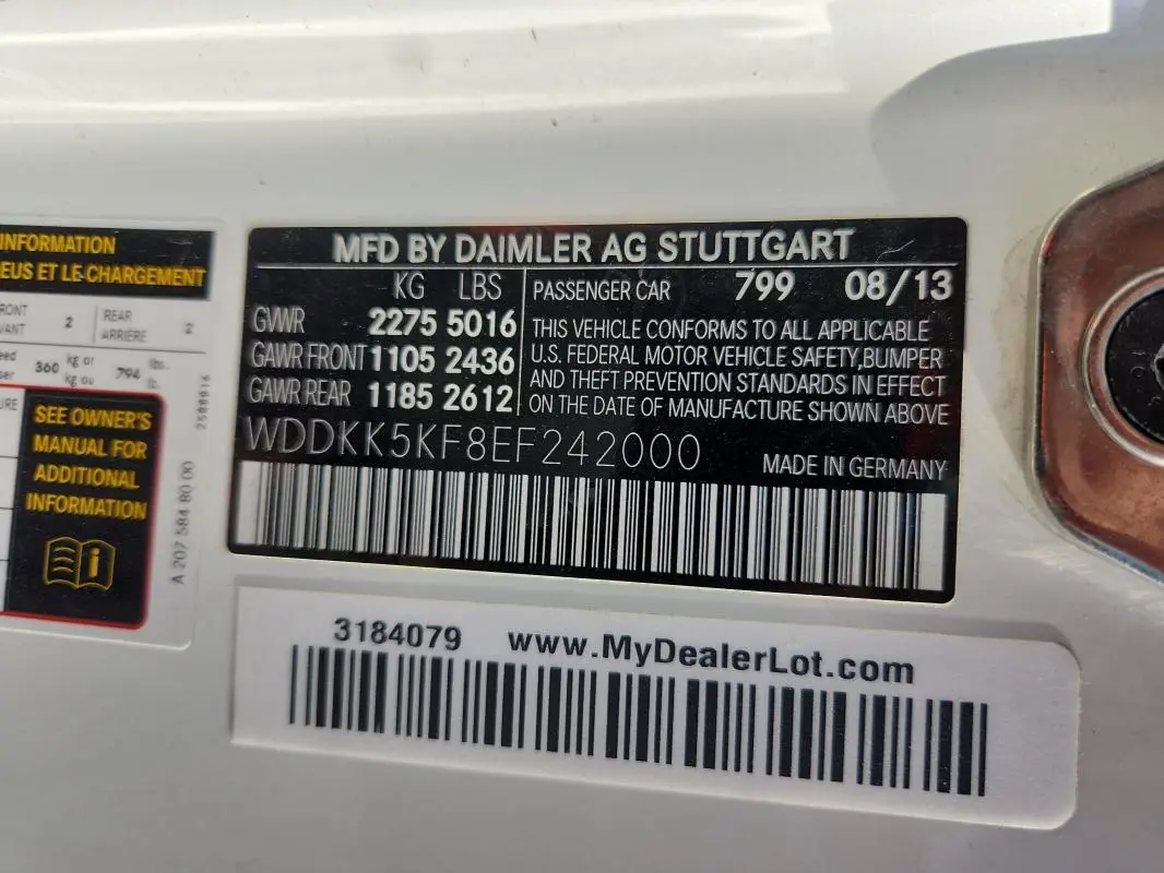 2014 MERCEDES-BENZ E 350  