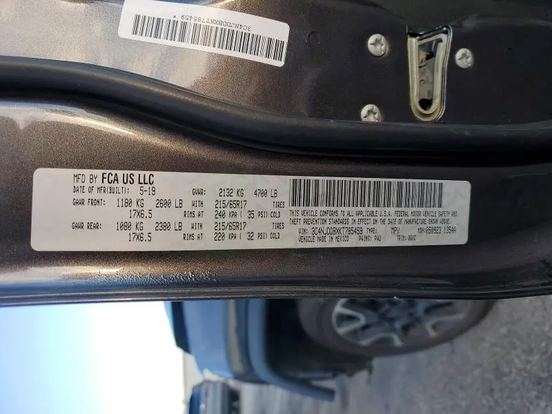 2019 JEEP COMPASS TRAILHAWK  