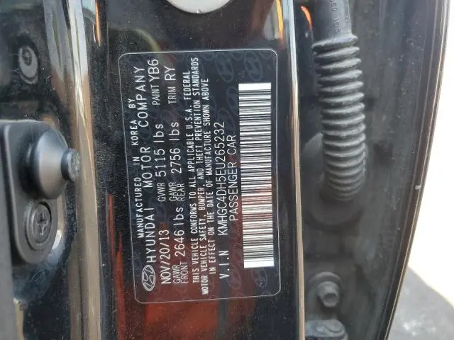 2014 HYUNDAI GENESIS 5.0L  