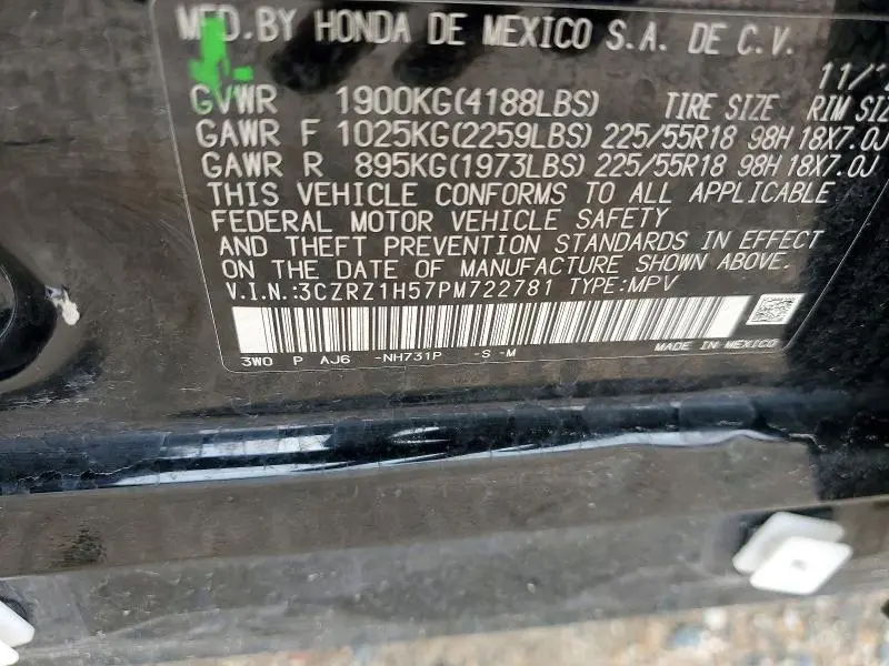 2023 HONDA HR-V SPORT  