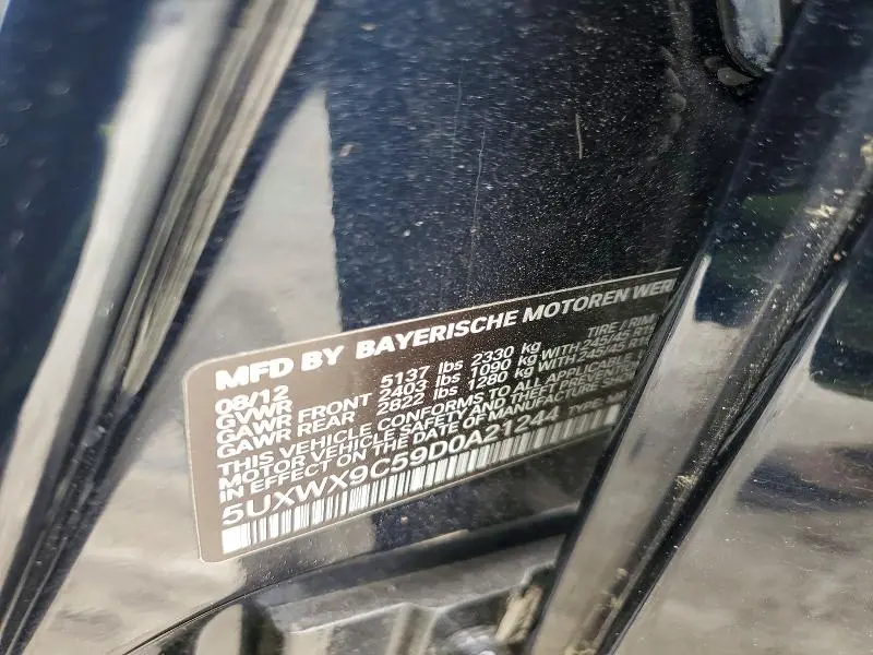 2013 BMW X3 XDRIVE28I  