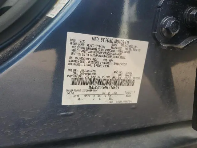 2021 FORD ECOSPORT SE  