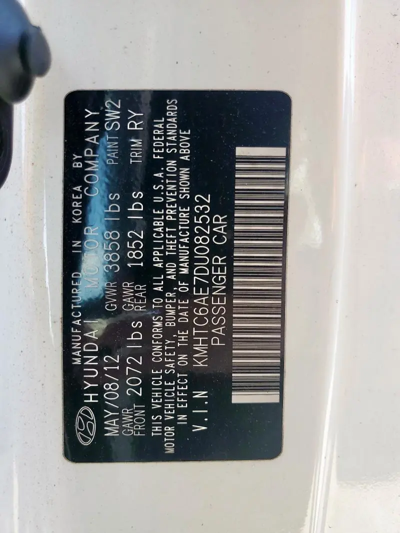 2013 HYUNDAI VELOSTER TURBO  