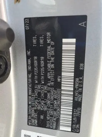 2022 TOYOTA SIENNA XSE  