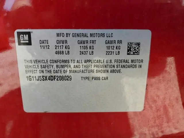 2013 CHEVROLET MALIBU LTZ  