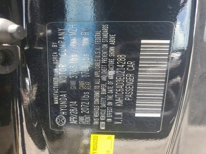 2014 HYUNDAI VELOSTER RE:FLEX  