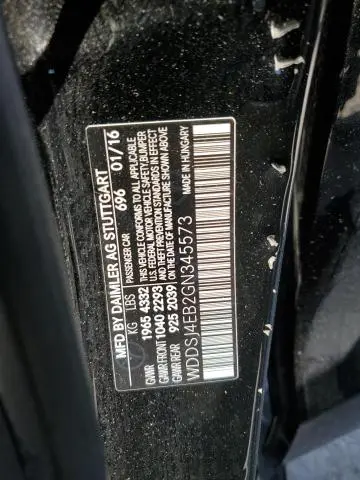 2016 MERCEDES-BENZ CLA 250  