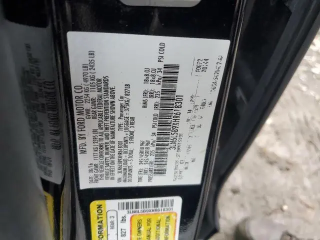 2017 LINCOLN MKZ PREMIERE  