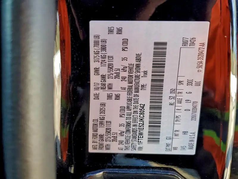 2018 FORD F150 SUPERCREW  