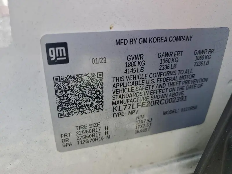 2024 CHEVROLET TRAX LS  