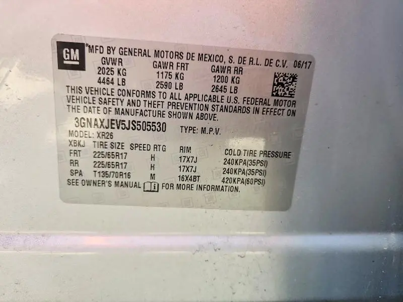 2018 CHEVROLET EQUINOX LT  