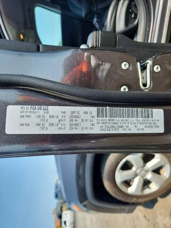 2020 JEEP COMPASS LATITUDE  