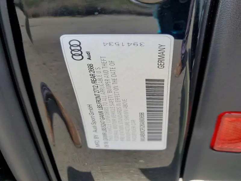 2019 AUDI RS5   