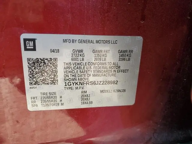 2018 CADILLAC XT5 PREMIUM LUXURY  