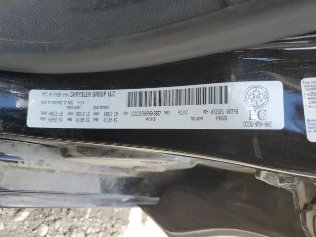 2015 CHRYSLER 200 LX  