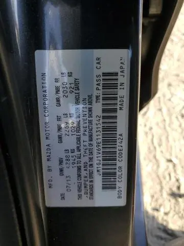 2014 MAZDA 6 TOURING  