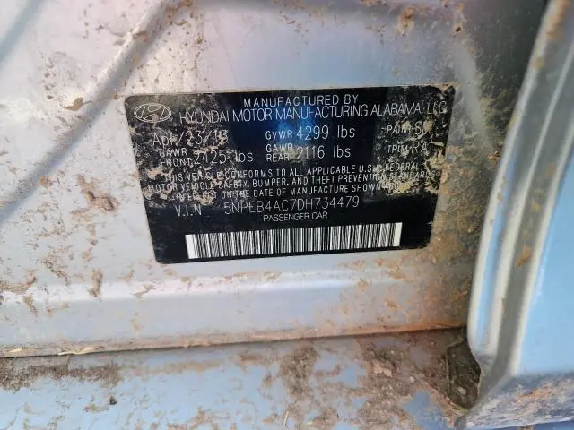 2013 HYUNDAI SONATA GLS  