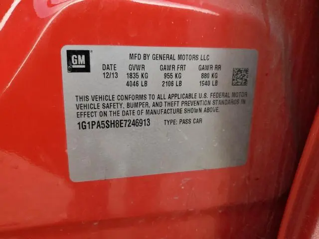 2014 CHEVROLET CRUZE LS  