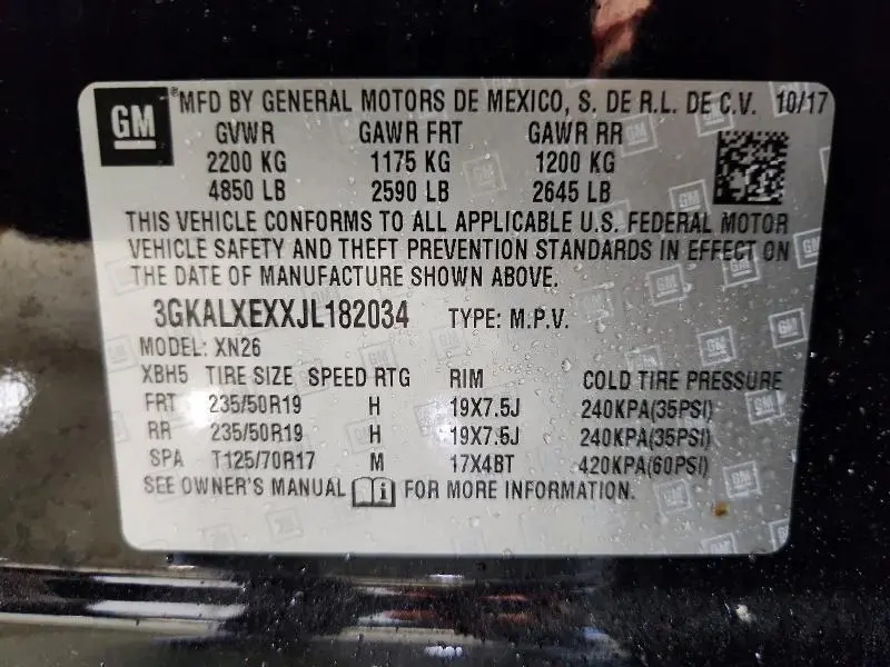 2018 GMC TERRAIN DENALI  