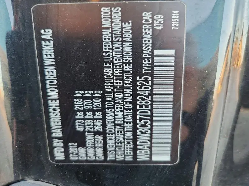 2013 BMW 328 I  