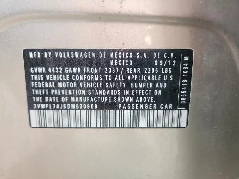2013 VOLKSWAGEN JETTA TDI  
