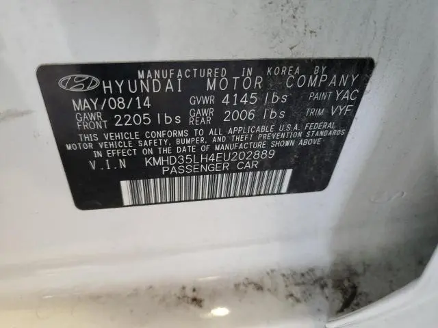 2014 HYUNDAI ELANTRA GT   