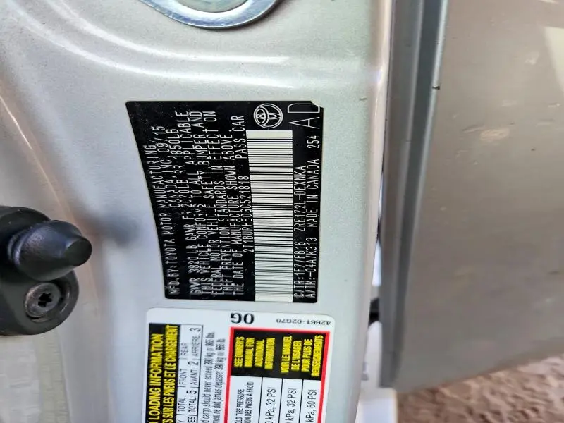 2016 TOYOTA COROLLA L  