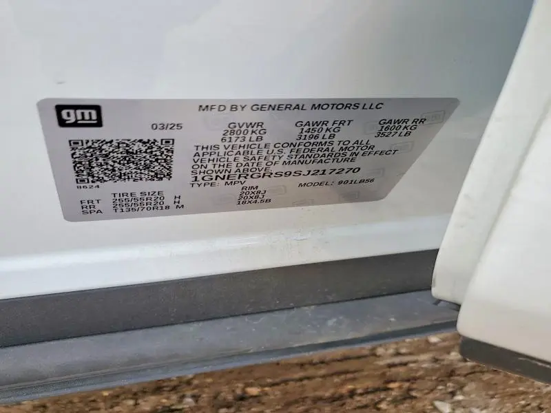 2025 CHEVROLET TRAVERSE LT  