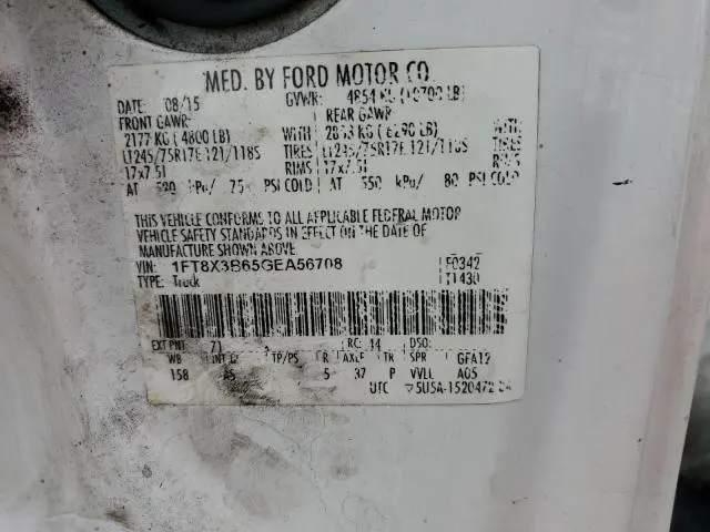 2016 FORD F350 SUPER DUTY  