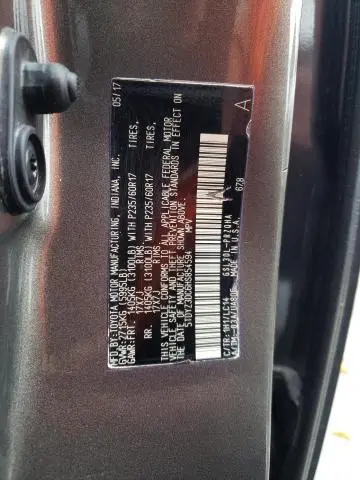 2017 TOYOTA SIENNA XLE  