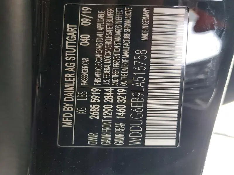 2020 MERCEDES-BENZ S 450 4MATIC  