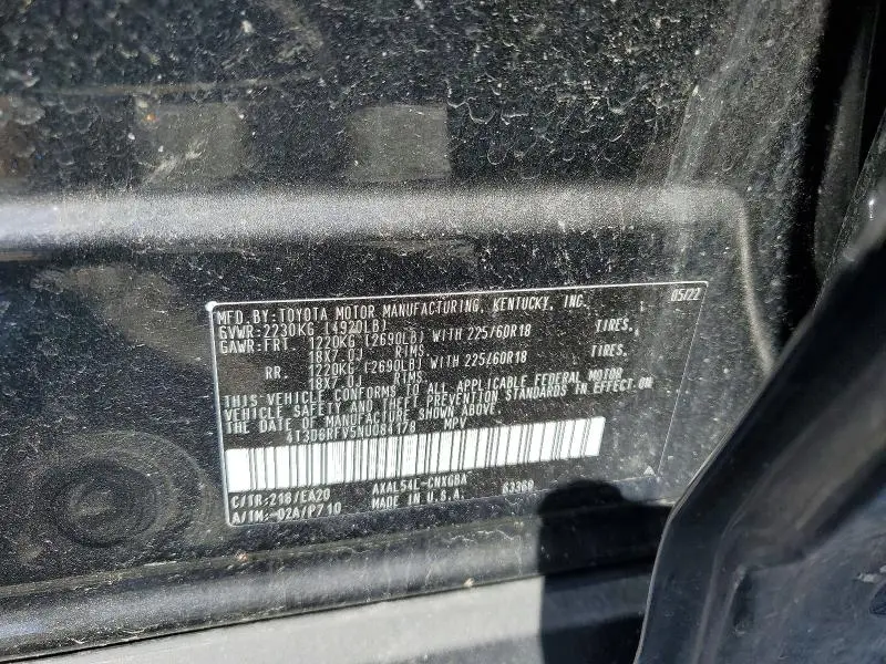 2022 TOYOTA RAV4 LIMITED  