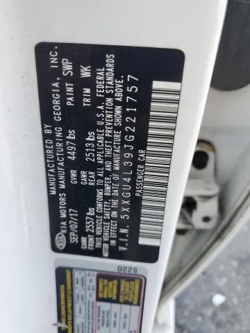 2018 KIA OPTIMA EX  