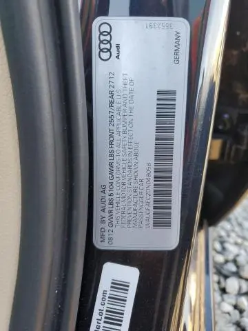 2013 AUDI A6 PREMIUM PLUS